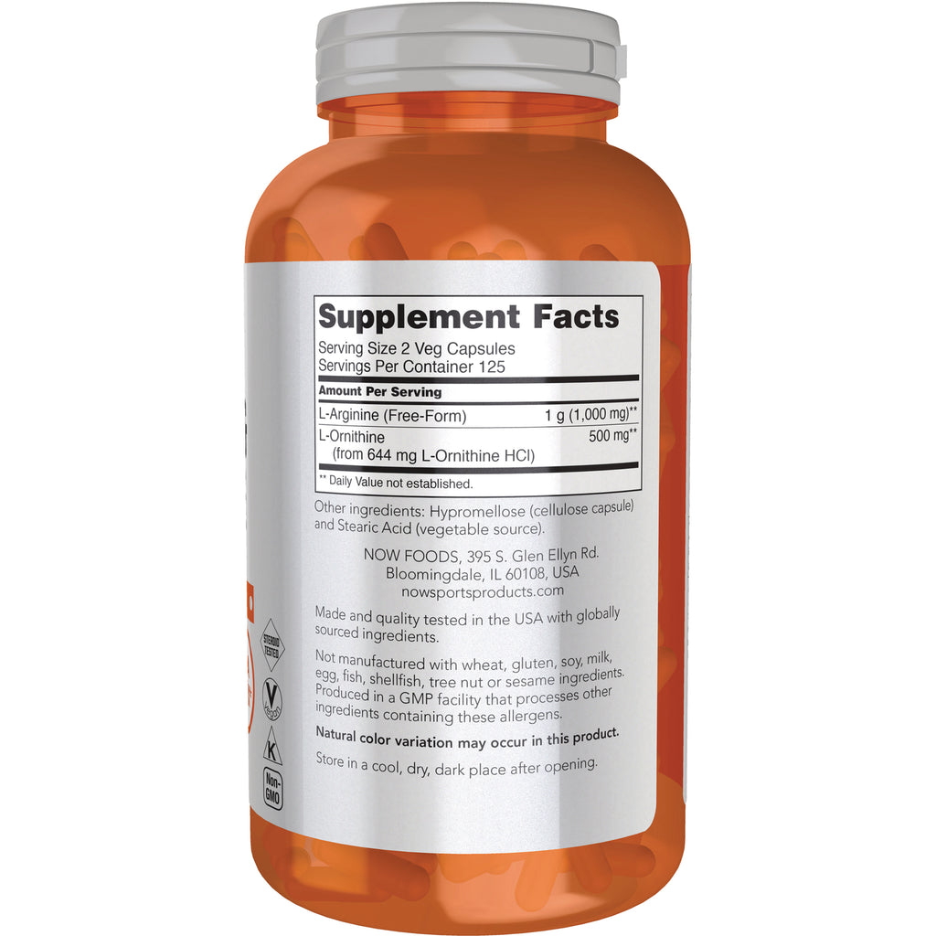NWF1324 | bottle back showing Supplement Facts panel with serving size, ingredient amounts and company information - Thumbnail