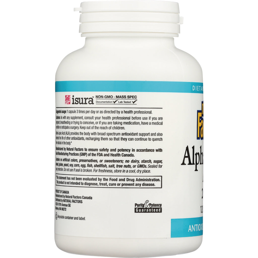 NFC145 | product back label showing supplement usage directions, ingredients and regulatory statements - Thumbnail