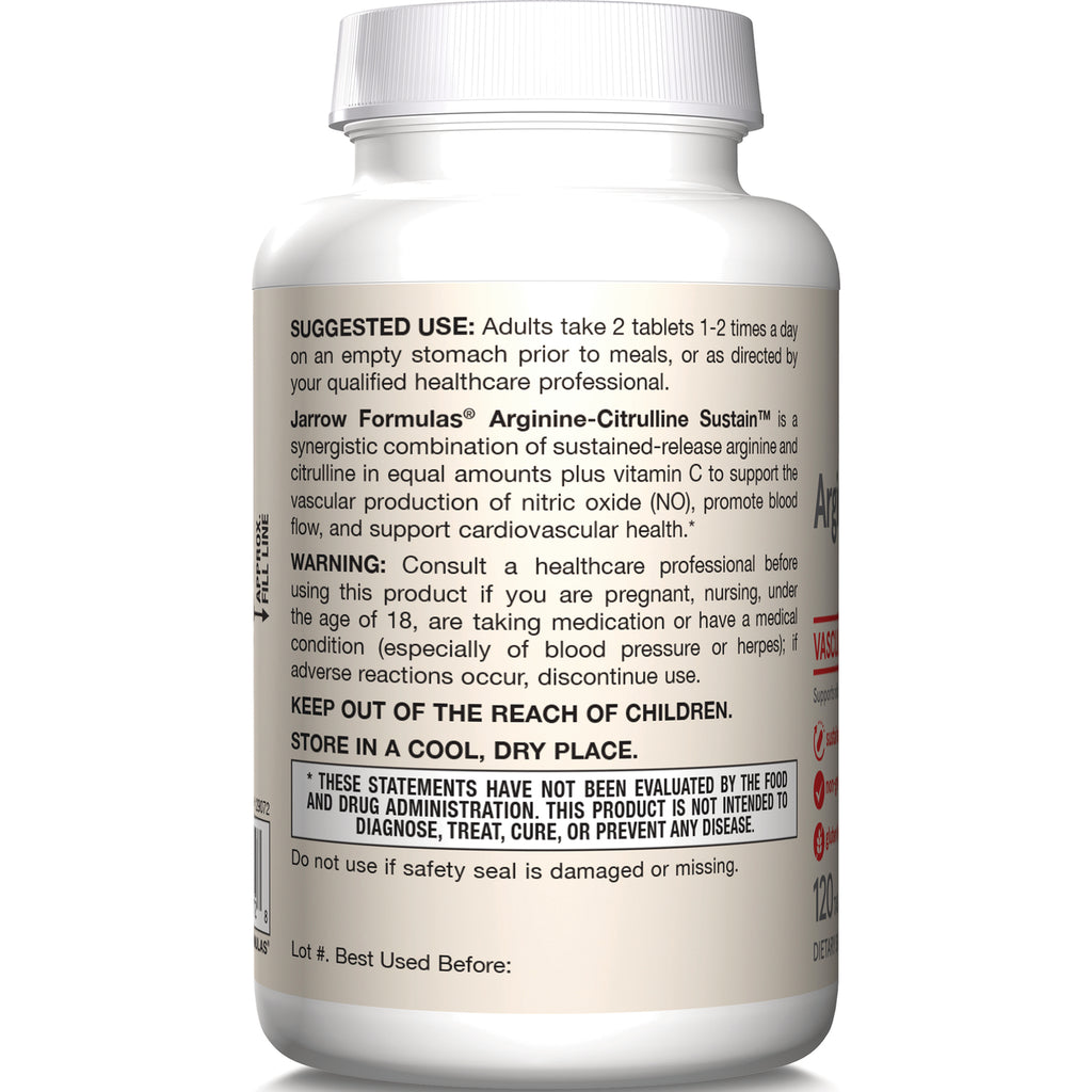 JR313 | Back label of white supplement bottle showing suggested use, warnings, and storage instructions - Thumbnail