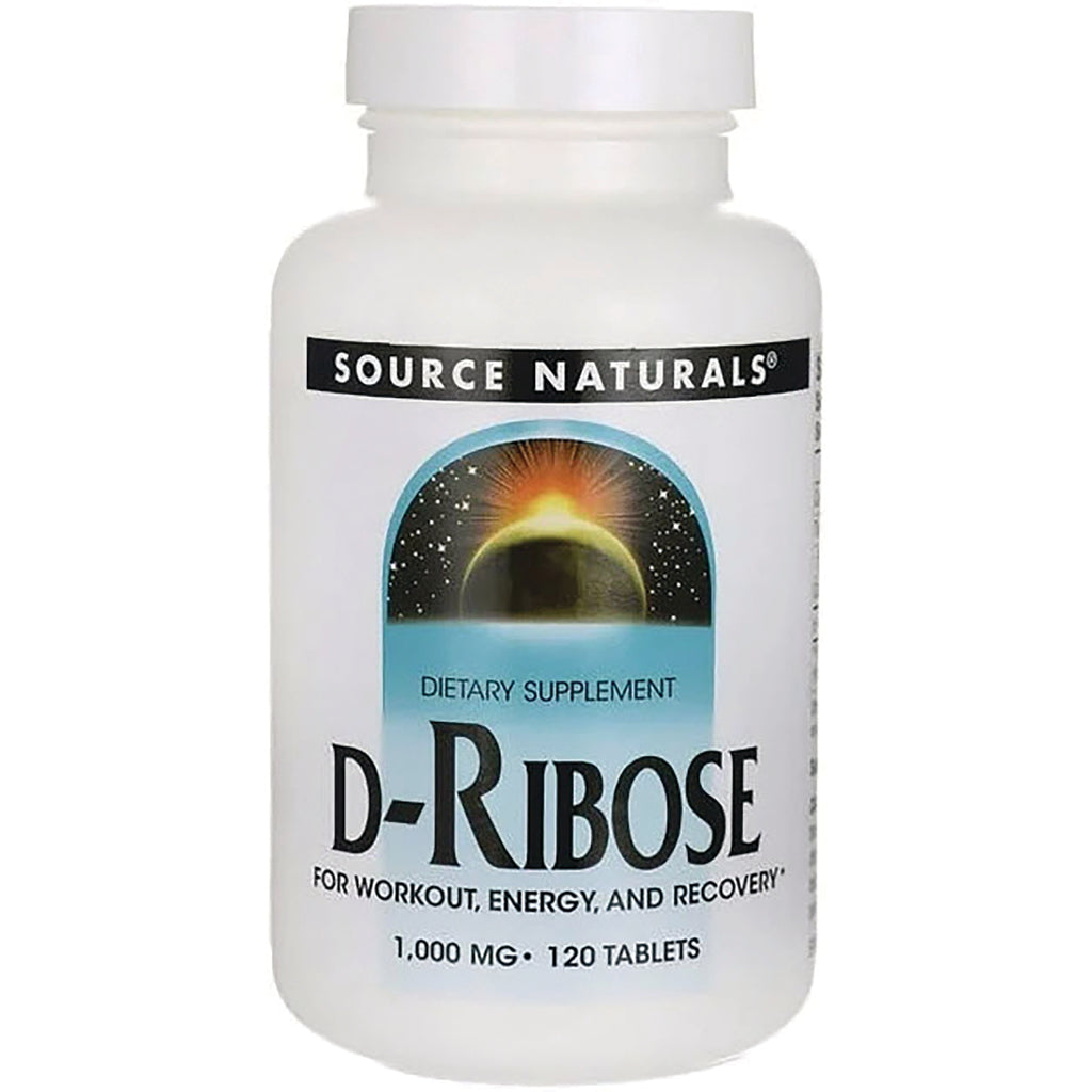 SN811 | Source Naturals D-Ribose dietary supplement, 1,000 mg, 120 tablets - Thumbnail