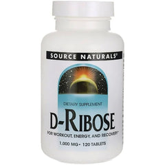 SN811 | Source Naturals D-Ribose dietary supplement, 1,000 mg, 120 tablets