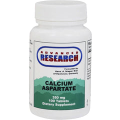 ADR013 | Advanced Research Calcium Aspartate 350 mg, 100 tablets dietary supplement bottle