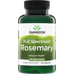 SW1340 | Swanson Full Spectrum Rosemary, 400 mg per capsule, 90 capsules