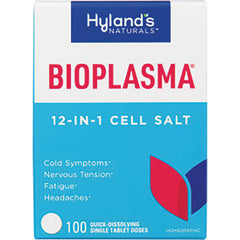 HY259 | Hyland's Bioplasma 12-in-1 cell salt box, 100 quick-dissolving single tablet doses