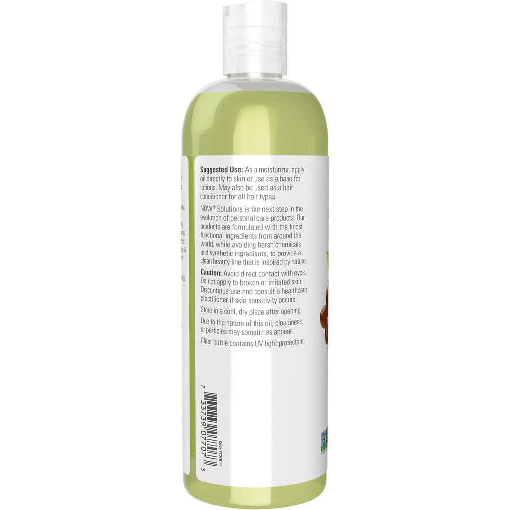 NWF054 | Back label of green bottle showing suggested use and caution text with barcode - Thumbnail