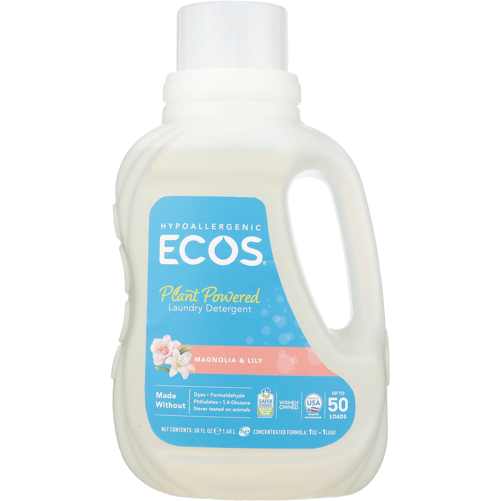 ERF001 | ECOS plant powered hypoallergenic laundry detergent bottle, Magnolia & Lily scent - Thumbnail
