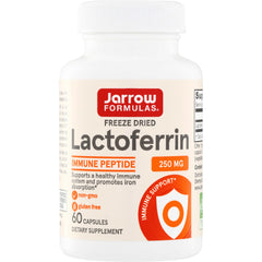 JR321 | Jarrow Formulas Freeze Dried Lactoferrin 250 mg, 60 capsules dietary supplement