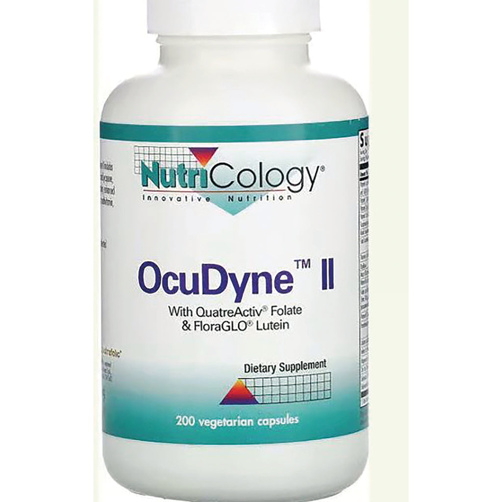NCL020 | NutriCology OcuDyne II dietary supplement bottle, 200 vegetarian capsules - Thumbnail