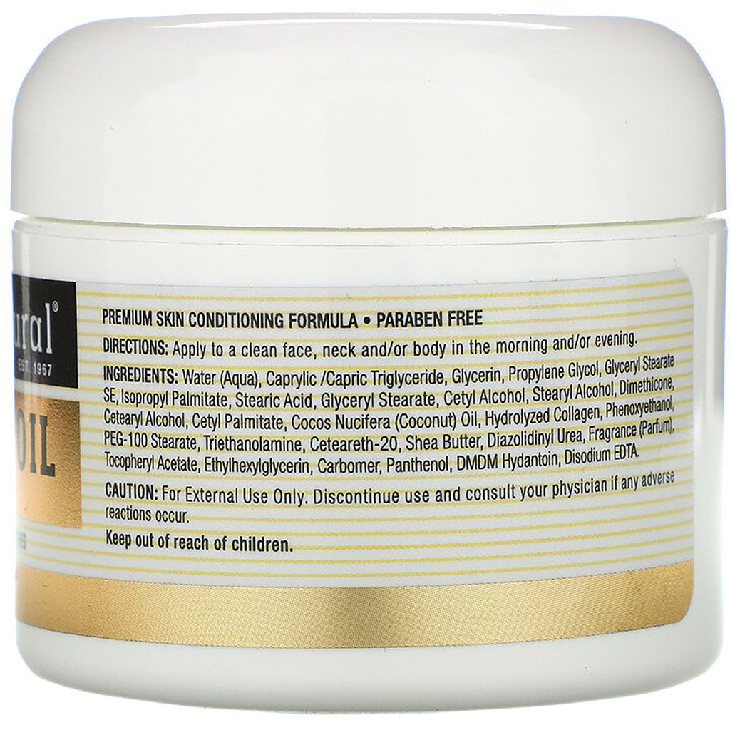 MSN045 | Back label on white jar listing ingredients, directions, and caution - Thumbnail