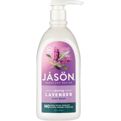 JC042 | JSN calming lavender body wash pump bottle 30 fl oz purple label