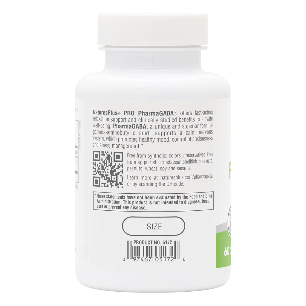 NTP353 | back label of white supplement bottle showing product text, QR code and barcode - Thumbnail