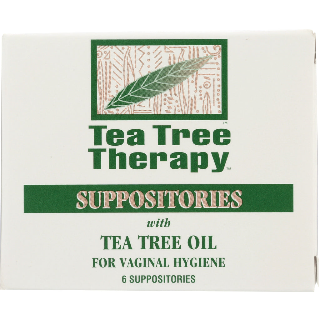 TTT008 | Tea Tree Therapy Suppositories with Tea Tree Oil, for vaginal hygiene, 6 suppositories - Thumbnail