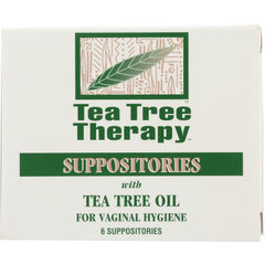 TTT008 | Tea Tree Therapy Suppositories with Tea Tree Oil, for vaginal hygiene, 6 suppositories