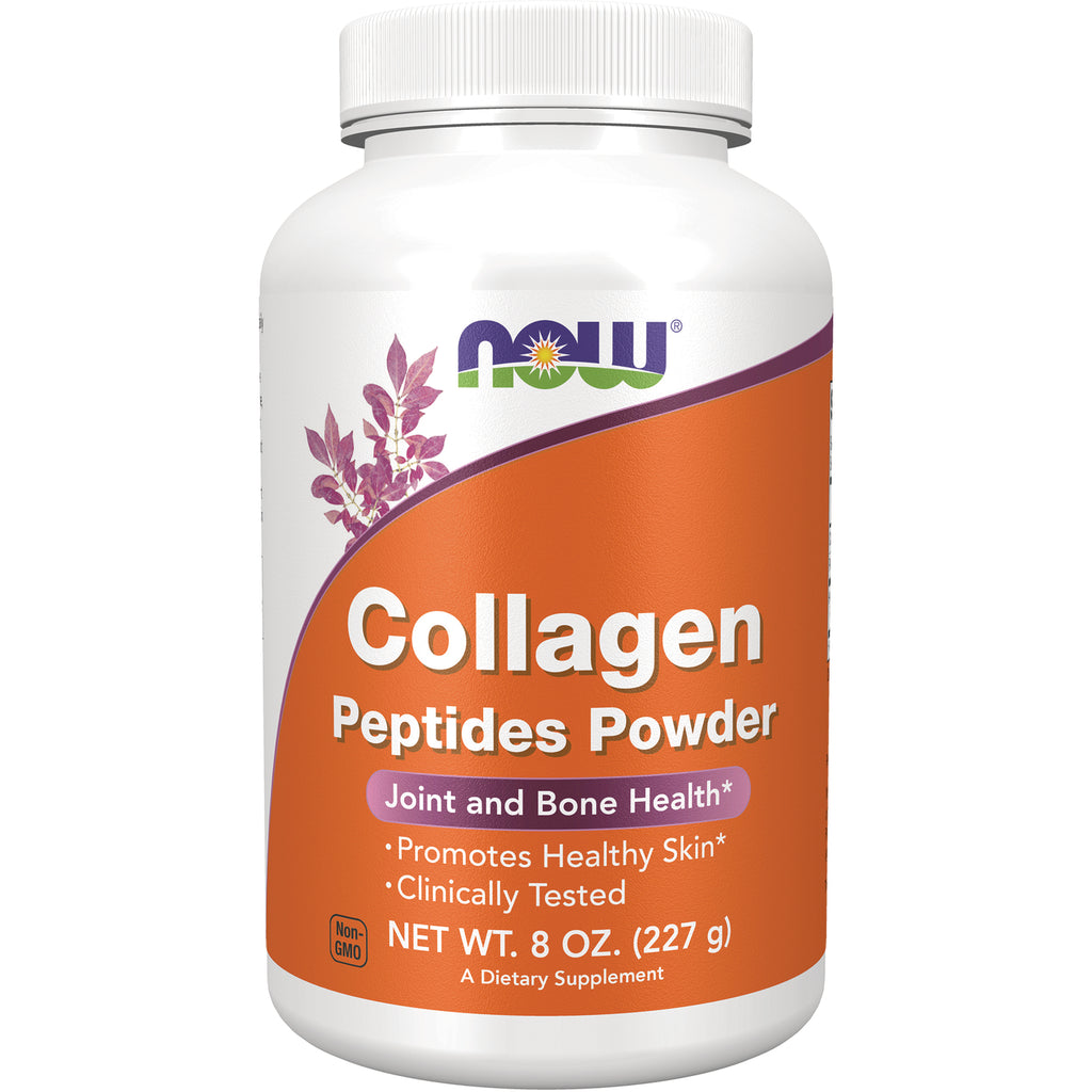 NWF1431 | NOW Collagen Peptides Powder 8 oz bottle front label showing Joint and Bone Health - Thumbnail