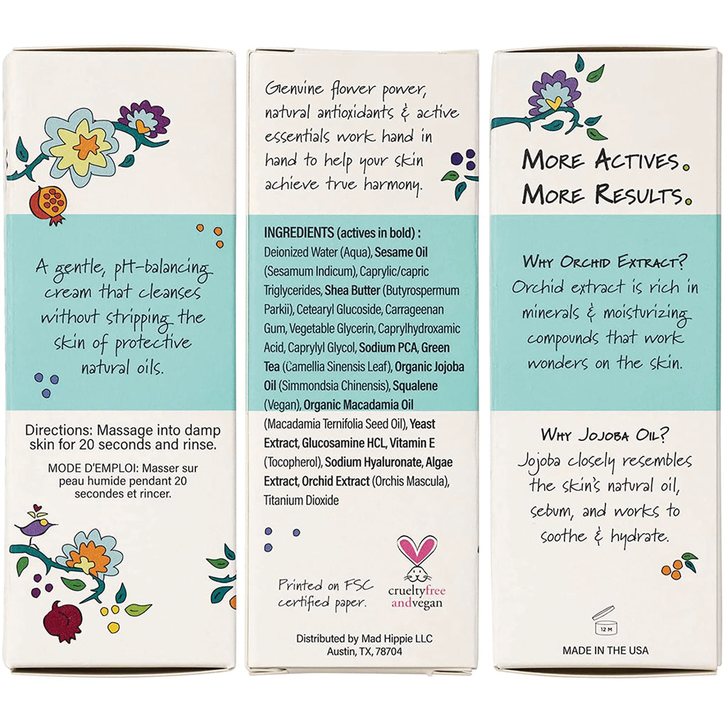 HIP001 | back packaging with ingredients list, directions, and benefit panels for facial cream - Thumbnail