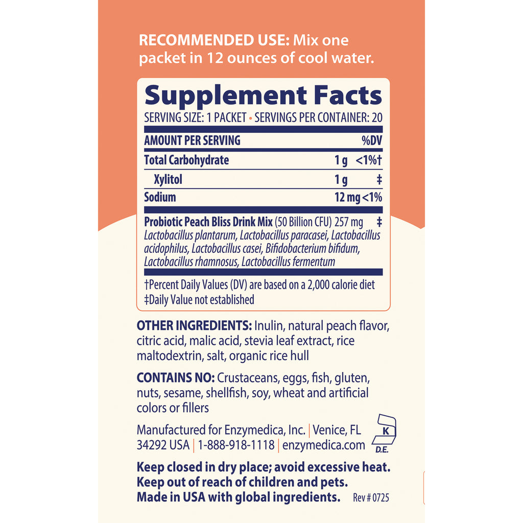 EMD105 | Supplement facts panel, other ingredients, and storage information - Thumbnail