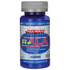 ALX007 | ALLMAX Nutrition R+ALA Alpha Lipoic Acid 150 mg, 60 capsules