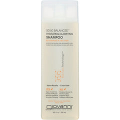 GV002 | Giovanni 50:50 Balanced hydrating-clarifying shampoo for normal to dry hair 8.5 fl oz front bottle