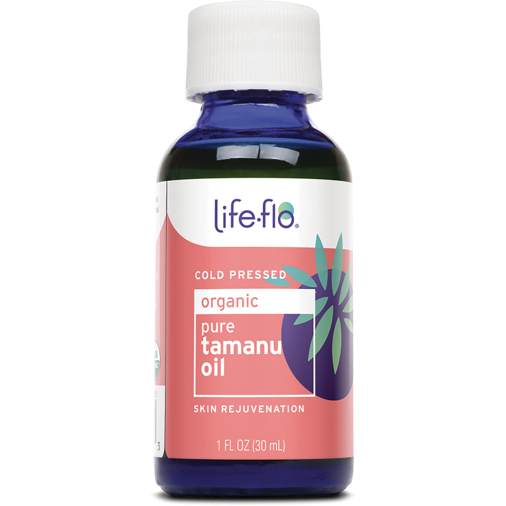LFH028 | Life-flo pure tamanu oil 1 fl oz bottle front label - Thumbnail