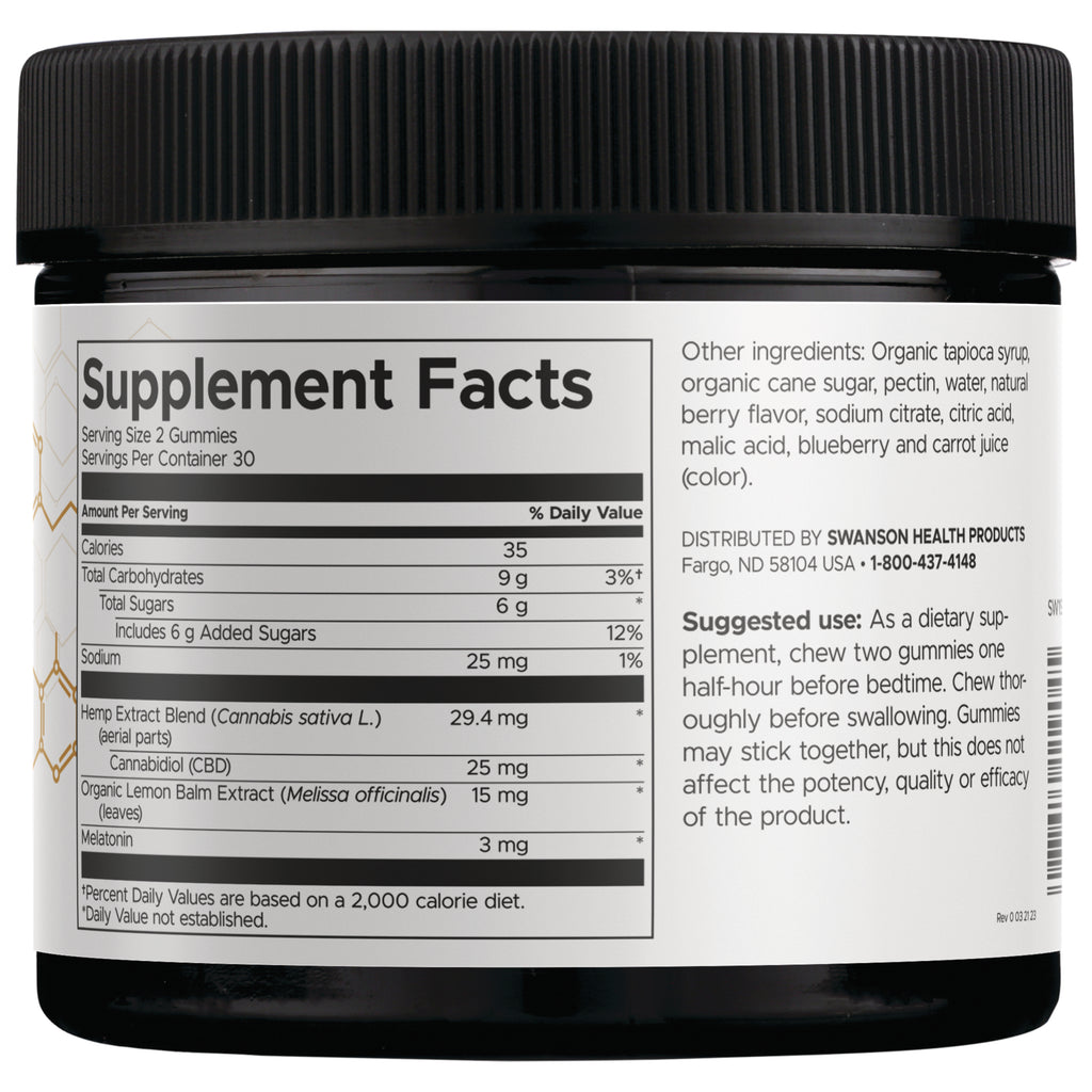 SW1904 | Back label with Supplement Facts - Thumbnail