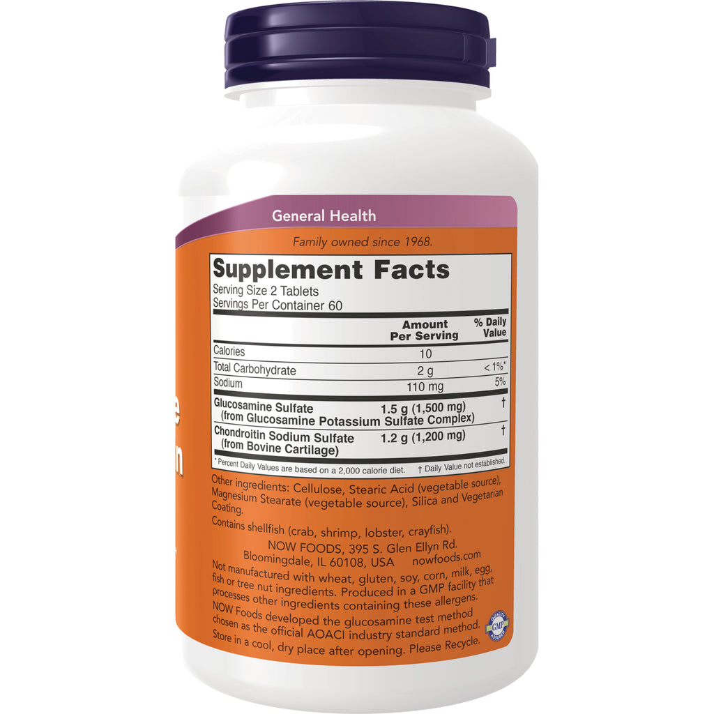 NWF049 | Back of white supplement bottle showing Supplement Facts panel, serving size and ingredients text - Thumbnail