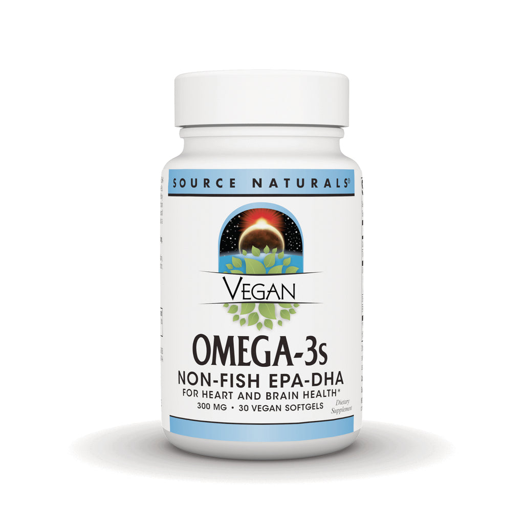 SN523 | Source Naturals Vegan Omega-3s Non-Fish EPA-DHA, 300 mg, 30 vegan softgels - Thumbnail