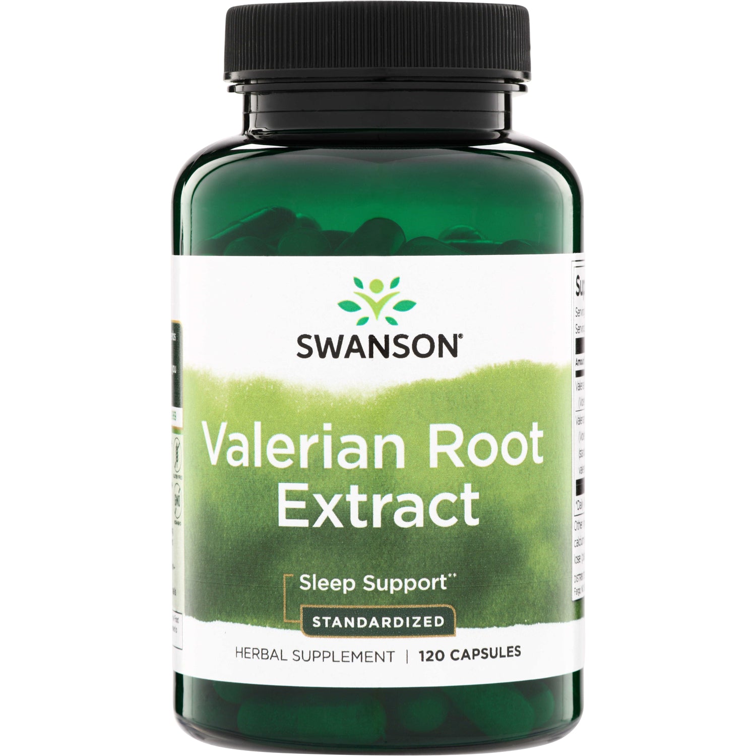 SWH069 | Swanson Valerian Root Extract herbal supplement, Sleep Support, standardized, 120 capsules