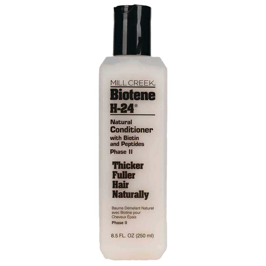 MCB005 | White bottle of Mill Creek Biotene H-24 natural conditioner 8.5 fl oz with black cap, front label visible - Thumbnail