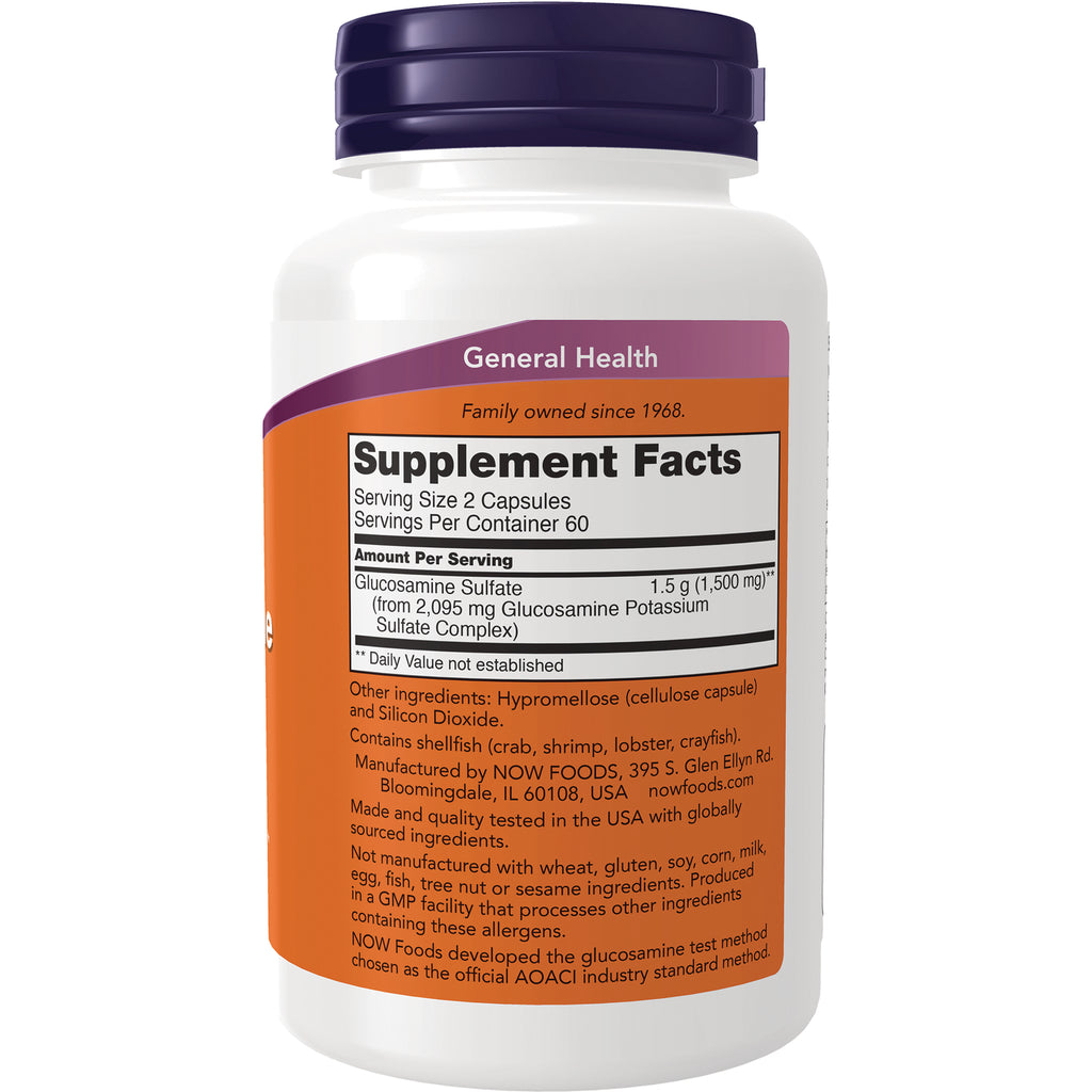 NWF479 | Back of white supplement bottle showing Supplement Facts panel, serving size, ingredients and allergen warnings - Thumbnail