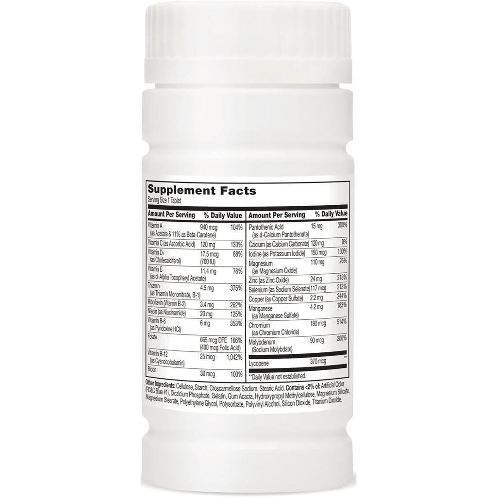 CNT220 | back label showing Supplement Facts table and ingredient list on white supplement bottle - Thumbnail