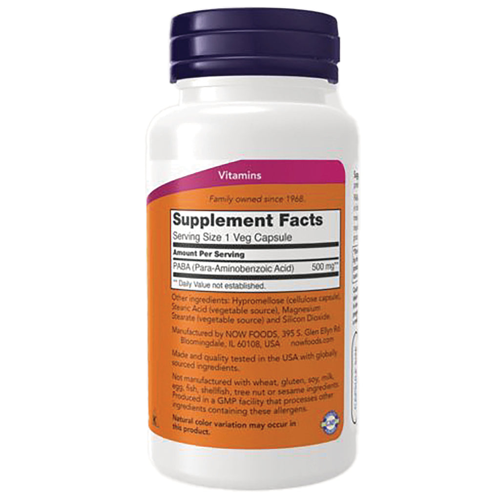 NWF843 | back label showing Supplement Facts and ingredient text on vitamins bottle - Thumbnail