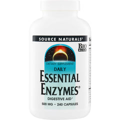 SN106 | Source Naturals BioAlign Daily Essential Enzymes Digestive Aid, 500 mg, 240 capsules