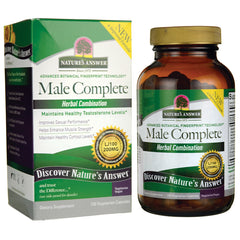 NAT186 | Nature's Answer Male Complete herbal combination supplement box and bottle front view