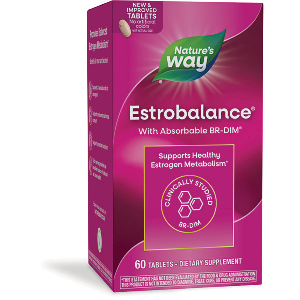 ET303 | Nature's Way Estrobalance pink product box, 60 tablets dietary supplement - Thumbnail