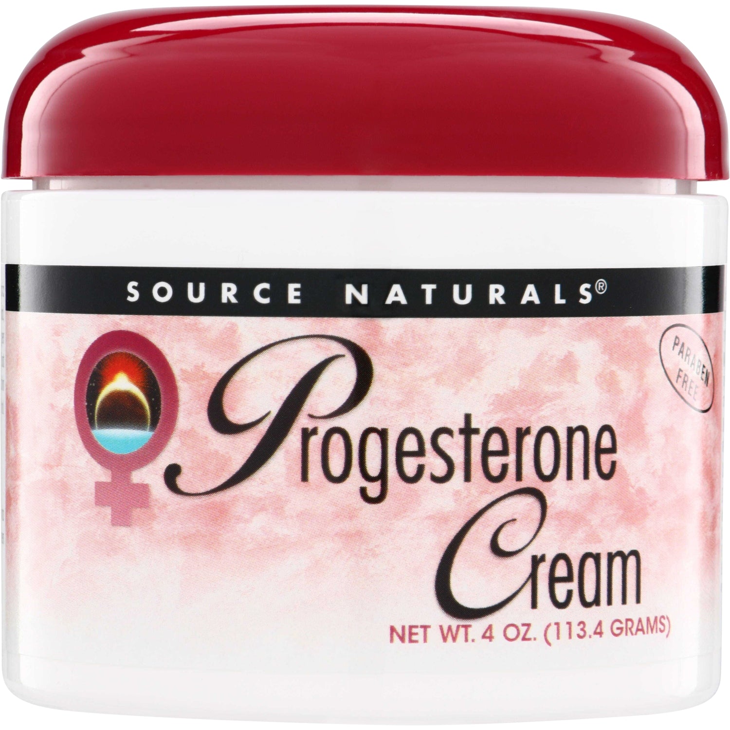 SN171 | Source Naturals Progesterone Cream, 4 oz jar, Paraben Free