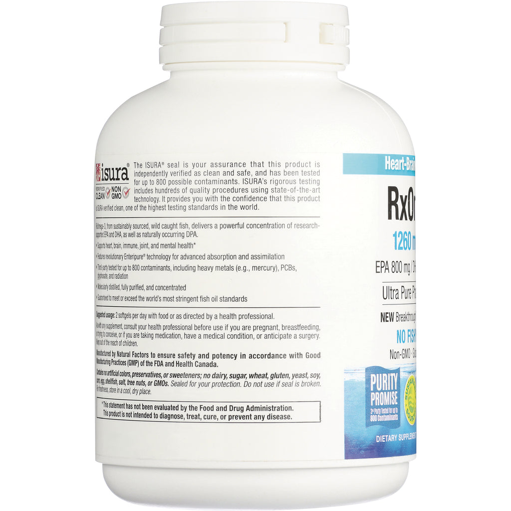 NFC034 | bottle back label showing supplement facts, usage directions and PURITY PROMISE badge - Thumbnail