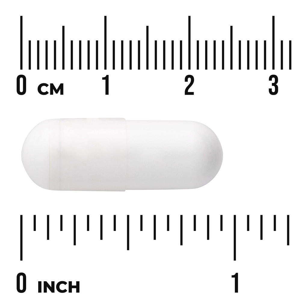SW873 | White capsule with size scale in cm and inches - Thumbnail