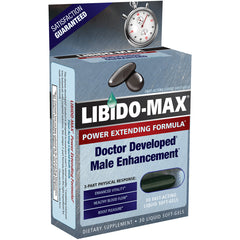 APT012 | Libido-Max Power Extending Formula, Doctor Developed Male Enhancement, 30 liquid soft-gels