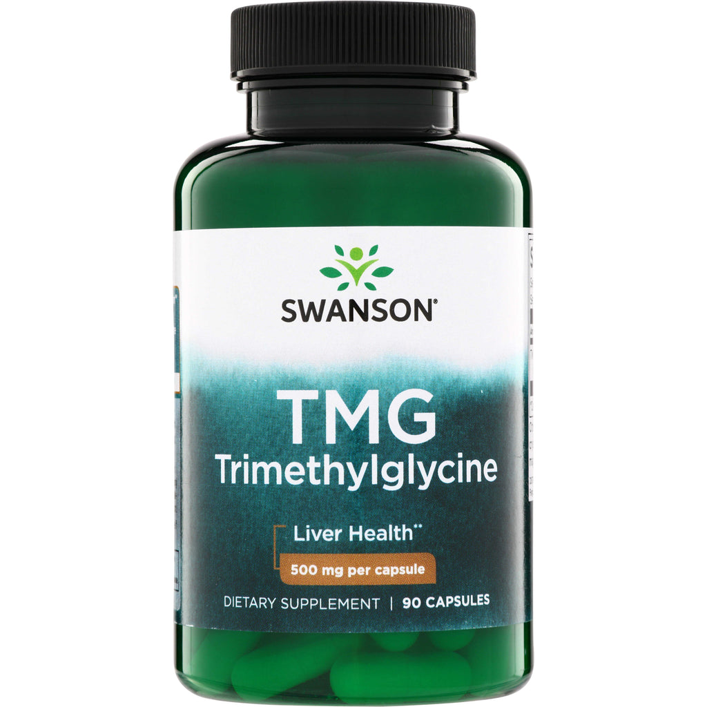 SWU466 | Swanson TMG Trimethylglycine, Liver Health, 500 mg per capsule, 90 capsules - Thumbnail