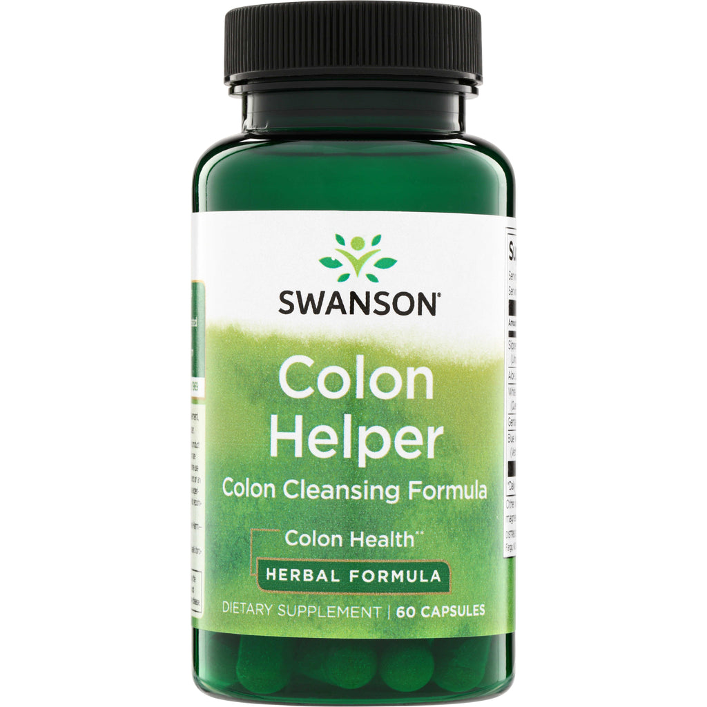SW1761 | Swanson Colon Helper Colon Cleansing Formula, Herbal Formula, dietary supplement, 60 capsules - Thumbnail