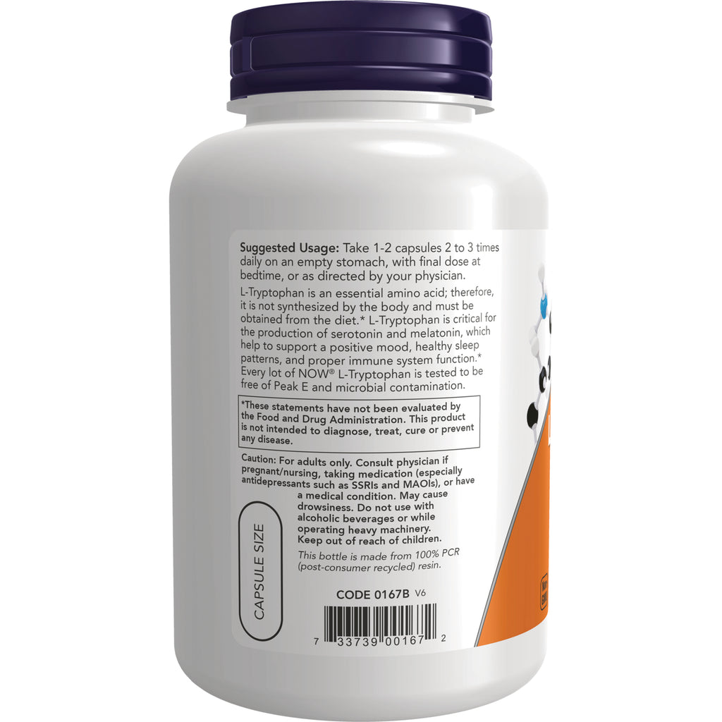 NWF900 | back label of white supplement bottle showing suggested usage, warnings, and barcode - Thumbnail