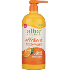 ABA060 | Alba Botanica Very Emollient Body Wash, Island Citrus, 32 fl oz (new look)