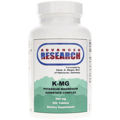 ADR020 | Advanced Research K-MG potassium magnesium aspartate complex 500 mg, 200 tablets dietary supplement