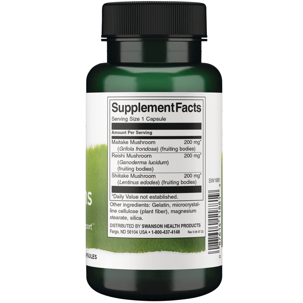 SW1881 | Back label with Supplement Facts, ingredients, and barcode - Thumbnail