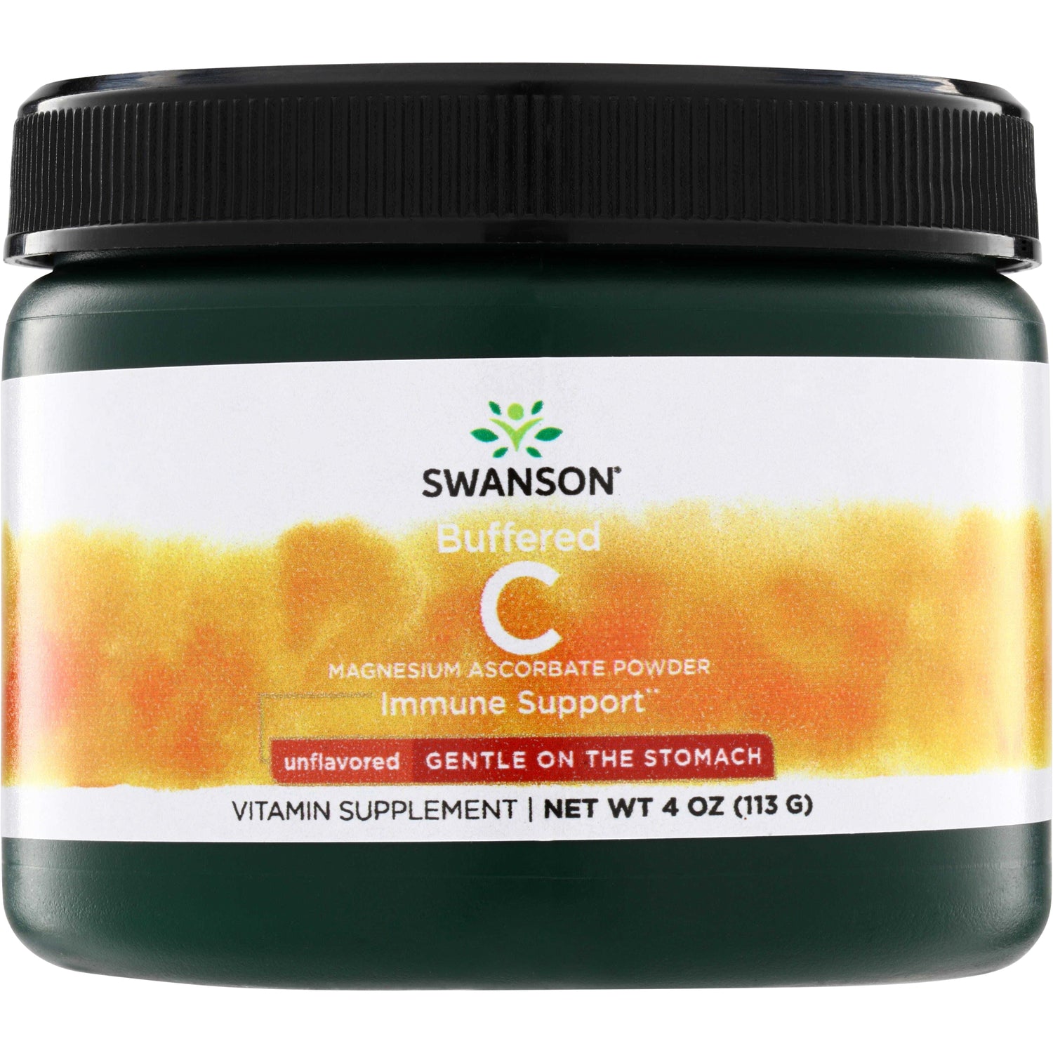 SW1573 | Swanson Buffered C magnesium ascorbate powder, unflavored, Immune Support, gentle on the stomach, 4 oz