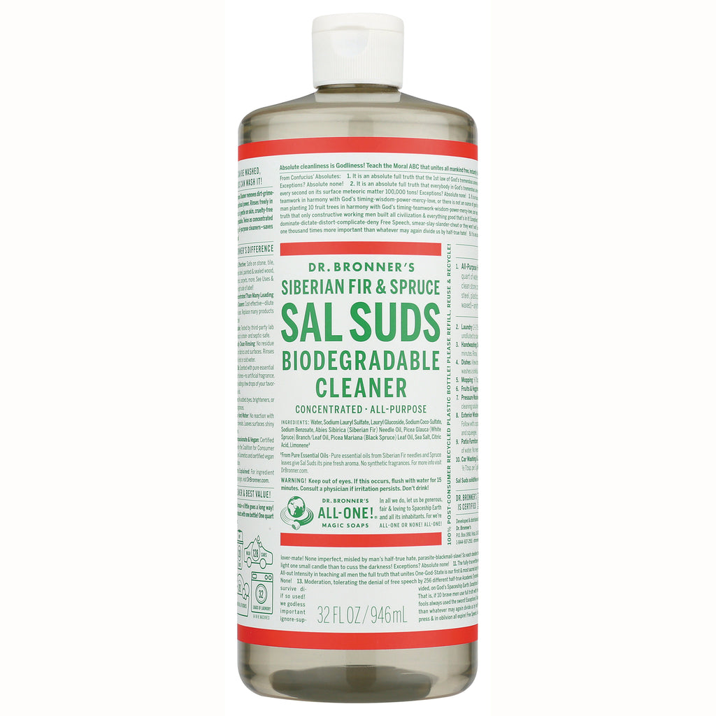 DRB035 | Dr. Bronner's Sal Suds biodegradable cleaner Siberian Fir & Spruce 32 fl oz bottle - Thumbnail