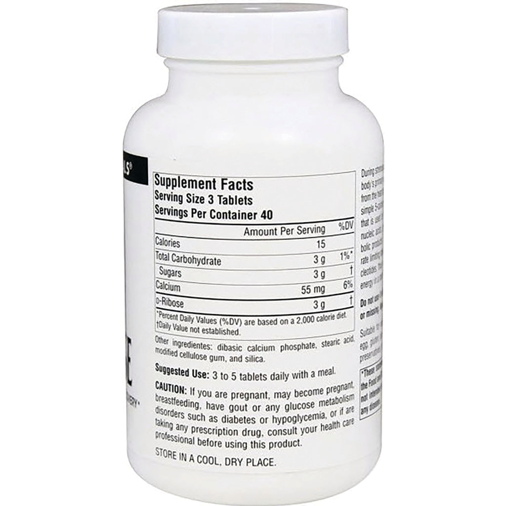 SN811 | Back label with Supplement Facts; serving size 3 tablets, servings per container 40 - Thumbnail