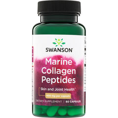 SWU1034 | Swanson Marine Collagen Peptides, 400 mg per capsule, 60 capsules, Skin and Joint Health