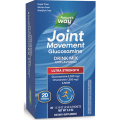 NW1067 | Nature's Way Joint Movement Glucosamine drink mix unflavored box, ultra strength, 20 servings