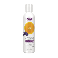 NWF971 | NOW Solutions vitamin C & acai berry purifying toner bottle front